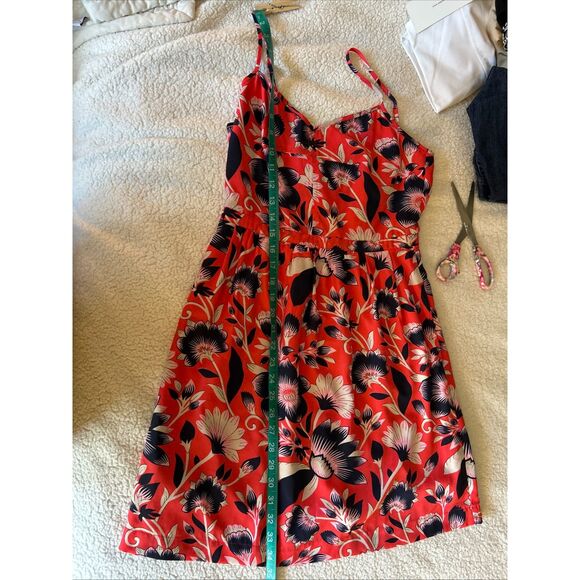 J.CREW Women's Floral Print Sun Dress With Pockets, Size 2 - Picture 8 of 8